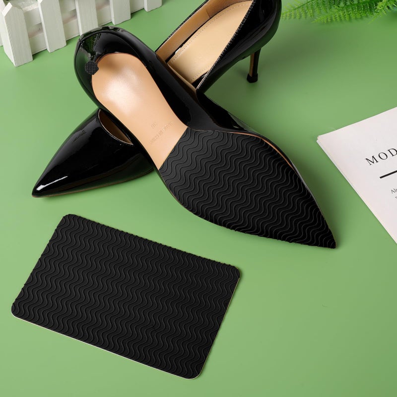 Ashoesert Shoe Sole Protector Shoe Grips on Bottom of Shoes Non Slip Shoe Pads Bottom Protector Cover Shoes Grips for Heels - Image 4